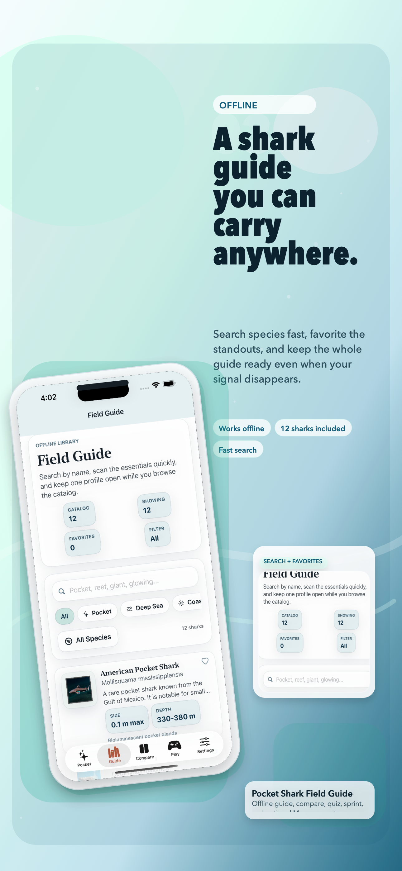 Pocket Shark Field Guide screenshot